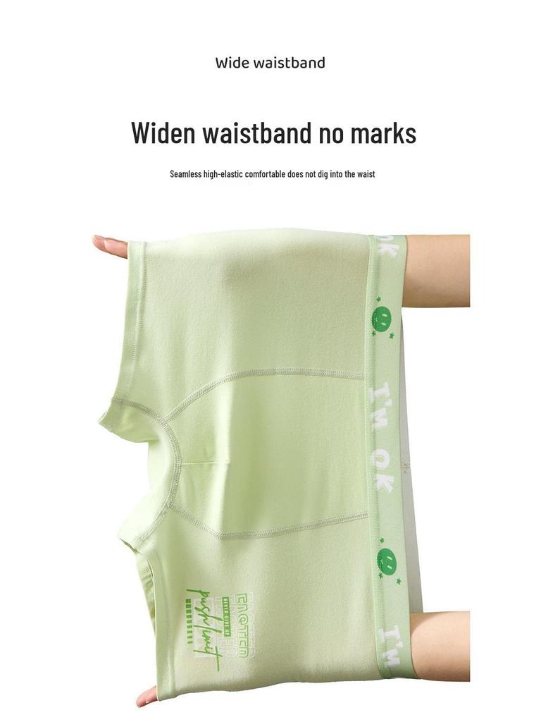 Pure Cotton Teen Boys' Boxer Briefs (Ages 12-18) - Comfortable Underwear for Growing Boys
