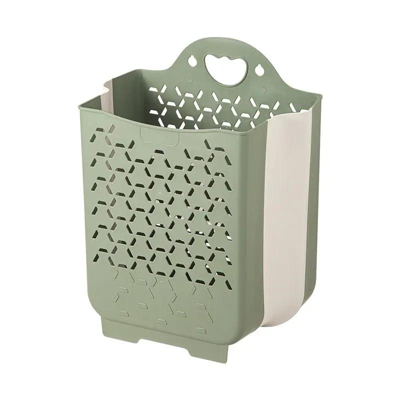 Dirty Clothes Storage Basket Household Laundry Bag Wall-mounted Storage Bag Folding Bathroom Laundry Basket1. Laundry Organization for Small Spaces
