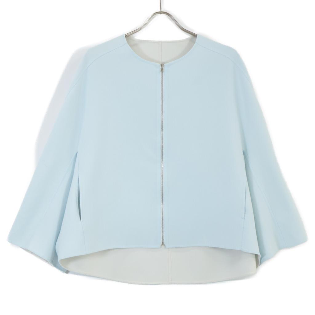 ANAYI Color River Collarless Jacket Jacket 38 blueUsed