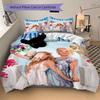 Set Biancheria da Letto Mamma Mia 3 Pezzi Stampa HD Copripiumino Federe per Adolescenti Adulti Decorazione Camera da Letto Regalo di Natale