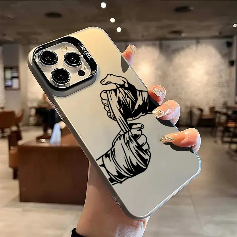 Boxing Girl Personalized Electroplate IMD Phone Case For Xiaomi Redmi Note 14 13 12 11 10 Pro Plus 4G 5G 12S Redmi 14C 13 Cover