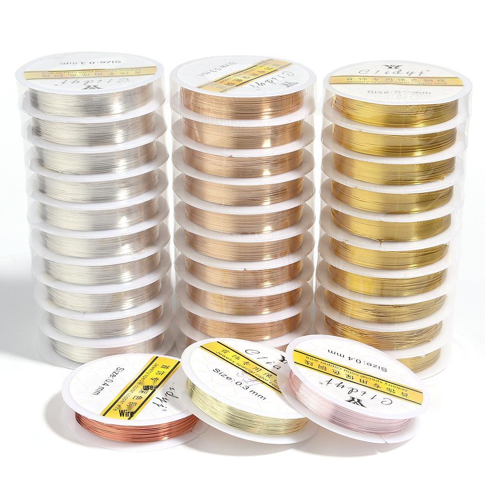 Color-Preserving Anti-Oxidation Copper Jewelry Wire for Handcrafted Beading and Accessories