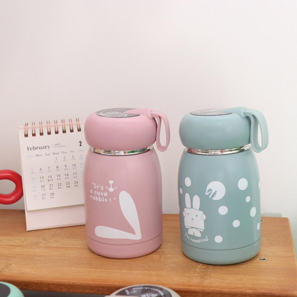 320ml Intelligent Thermos Bottle Stainless Steel Travel Bottle Portable Smart Thermos Cup  Gift