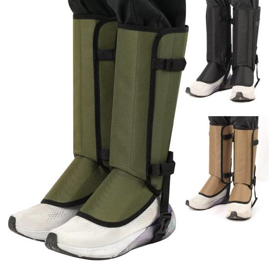 1 Pair Outdoor Leg Gaiter Adjustable Men Women Hiking Climbing Skiing Hunting Sand Snake Guard Snow Boot Shoe Gaiter Leg Protector Cover