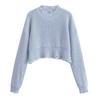 Fashion Style Fall and Winter New Arrival Women's Clothing Retro Lazy Atmosphere Ripped Round Neck All-Matching Knitwear Uwl930044