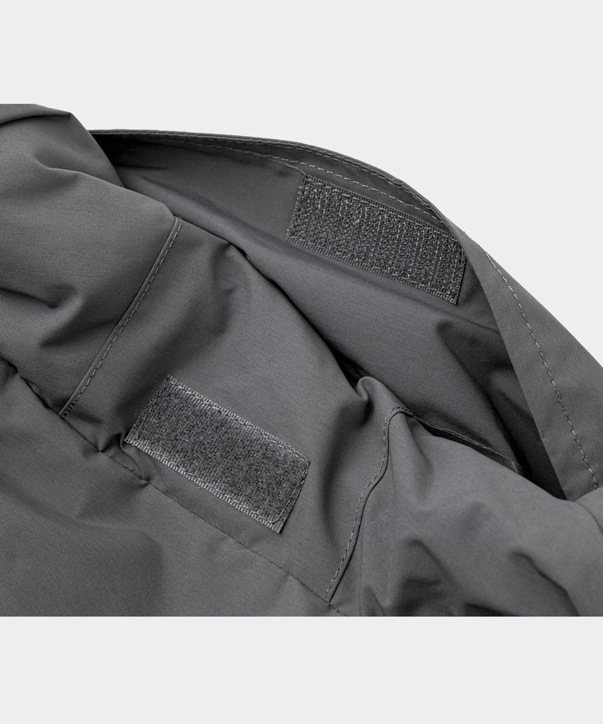 Lettercomo Waterproof Windlight Parka Jacket Dark Grey