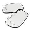 For GMC Cadillac Chevy Silverado 1500 2003 - 2007 Driver / Passenger Side Door Wing Mirror Glass Heated Turn Signal Light Plate