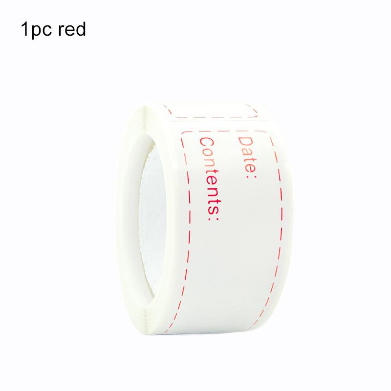 125sheets/roll Container Labels Date Marking Stickers Waterproof Household Suitable for Kitchens Restaurants Easy Clean TMZ