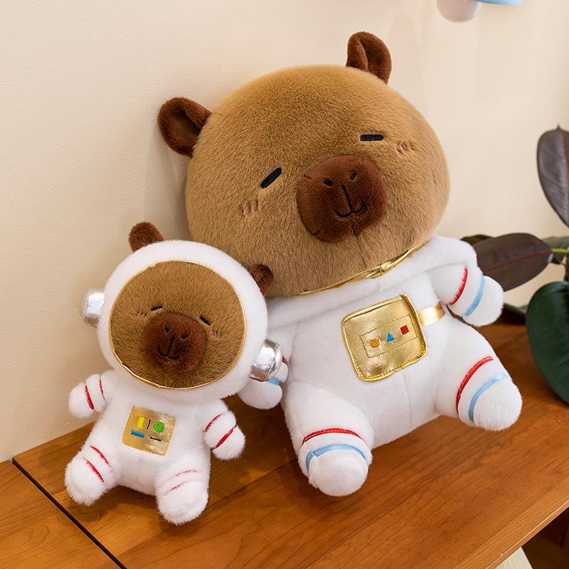 Astronaut Capybara Puppe kreatives Kabibara Plüschtier Umhüllung weibliches Geburtstagsgeschenk