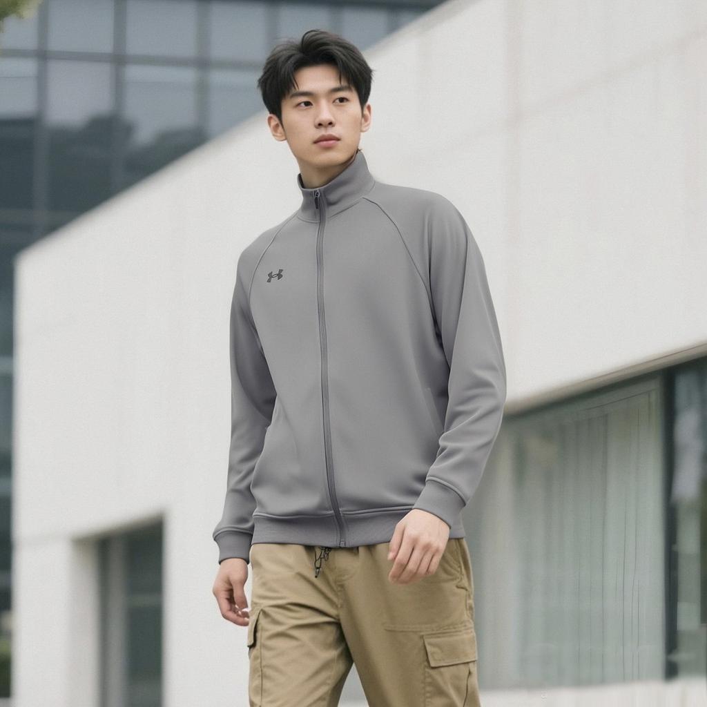 Under Armour Giacca da Uomo a Maglia Larga con Collo Alto Giubbotti 25600404-011