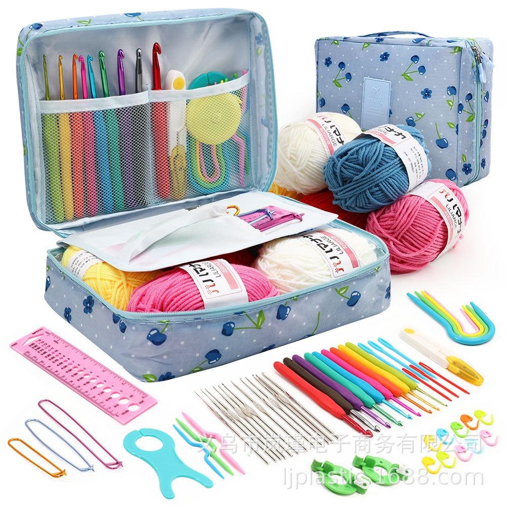 Crochet Full Set Beginner Knitting Tool Set DIY Yarn Crochet Material Pack