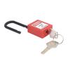 38MM Lockout Tagout Lock Durable Nylon Beam Isolation Design Corrosion Resistant Padlock with 2 Keys