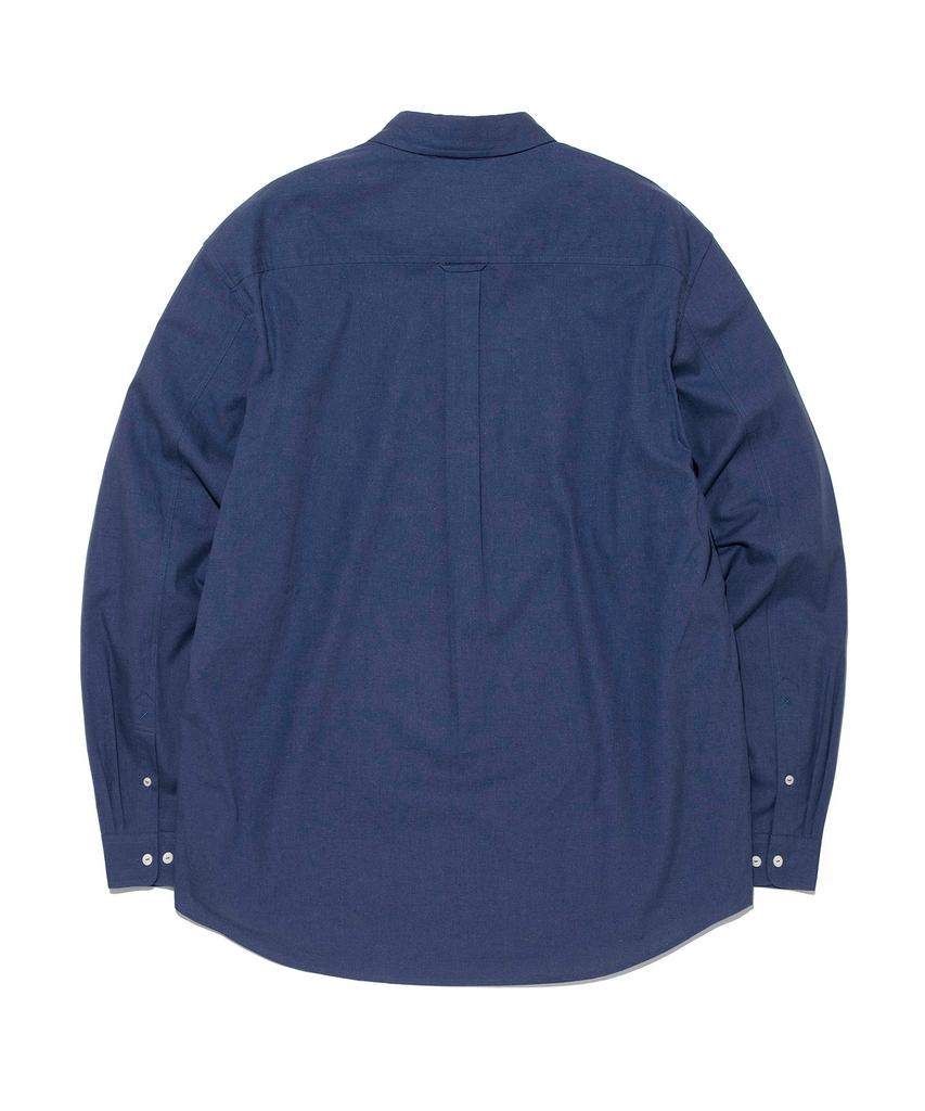 LEE Loco Pocket Linen Shirt Blue
