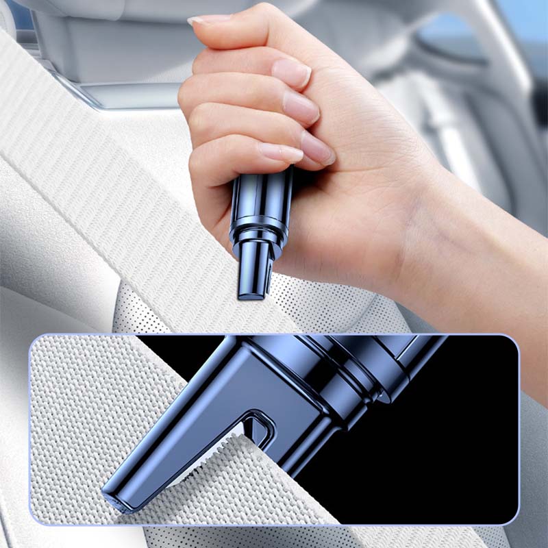 2 In 1 Car Safety Hammer Emergency Glass Breaker Cut The Seat Belt High Hardness Tungsten Steel Rescue Tool Auto Accessories