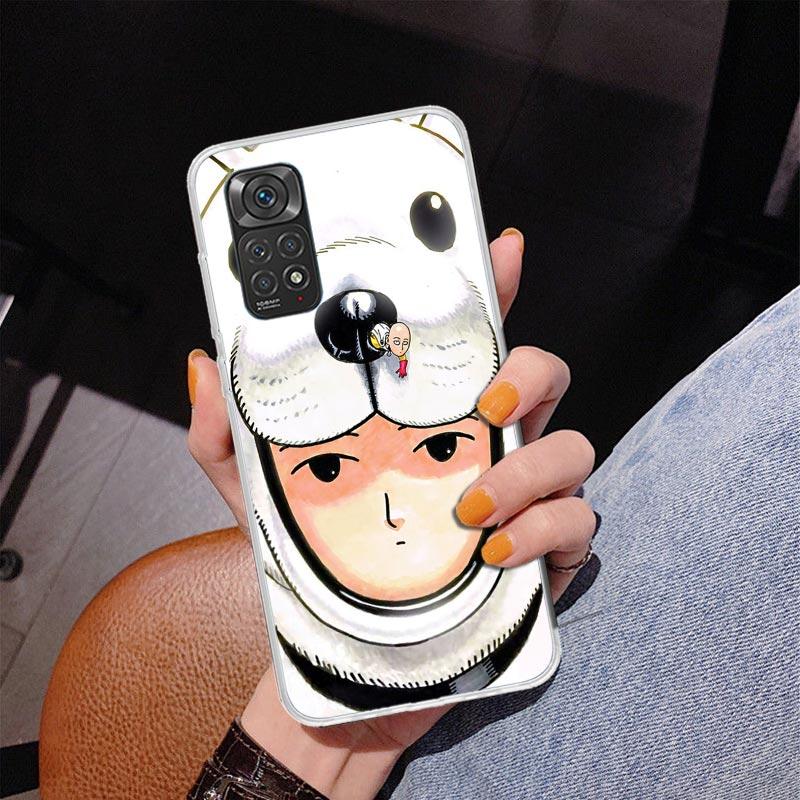 Anime One-Punch Man Phone Case For Xiaomi Redmi Note 15 14 13 12S 12 11 Pro Plus 14S 11S 11E 10 10S 11T 5G Personalized Cover Re