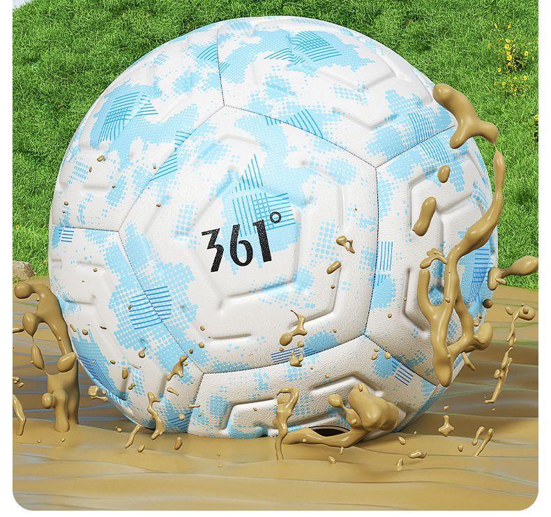 361 Degrees Seamless Junior High School Football: Explosion-Proof, Super Soft, Hot Melt Bonded Training Ball for Primary & Secondary Schools.