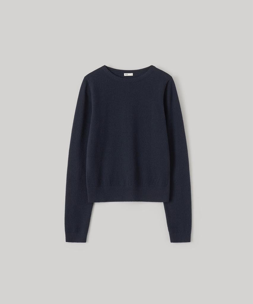 ANOTHER OFFICE WOMEN W. Libre Wool Basqueshirt (Dark Navy)