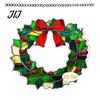 Christmas Tree Accessories Acrylic Garland Pendant, Double-sided Wreath Hanging Ornament, Lightweight Decorative Ornaments Decor with Lanyard