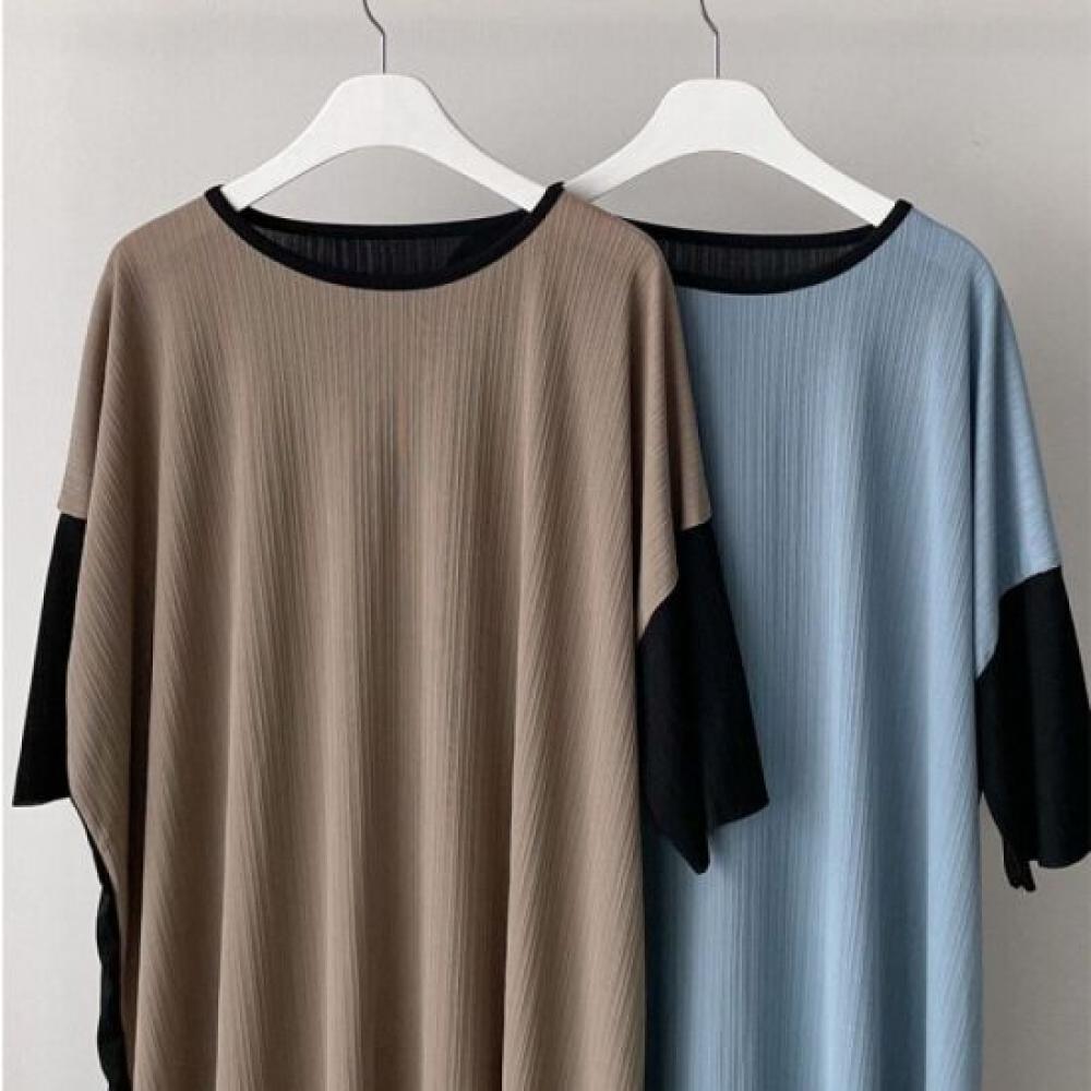 From Heart Women Mocha Color Block Big Size Dress
