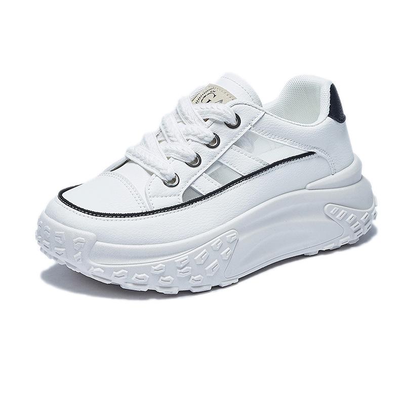 Korean Version of Summer New Dad Women's Shoes Trendy Student Breathable Sports Shoes Thick Sole Height-enhancing Leisure