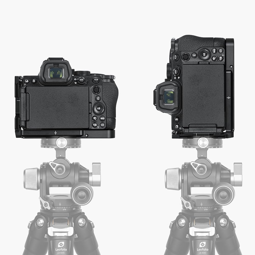 Leofoto Plate for Nikon Machined from Quick Release Compatible LPN-Z5II L-Shaped Z5II, Arca-Swiss Compatible, 6061-T6 Aluminum,