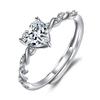 925 Sterling Sliver Rings Shining Classics Zircon for Women Wedding Engagement Jewelry Fashion Luxury Gift High Quality