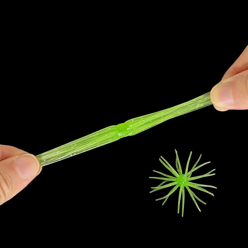 Lures for Bass Fishing Floating Sea Urchin Bait Soft Artificial Sea Urchin Lures for Shore Trout River Lake Saltwater Freshwater