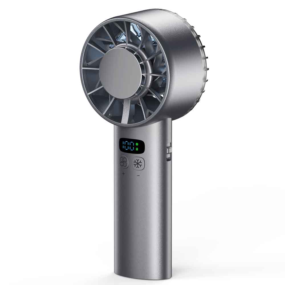 5200 mAh High Speed Refrigeration Handheld Fan 100 Speed Outdoor Mini Fan USB Charging Portable Fan