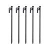 5Pcs 20/30/40CM 9MM Tent Stake Heavy Duty Multi-functional Outdoor Garden Yard Camping Tarp Canopy Windproof Ground Spike Metal Tent Peg