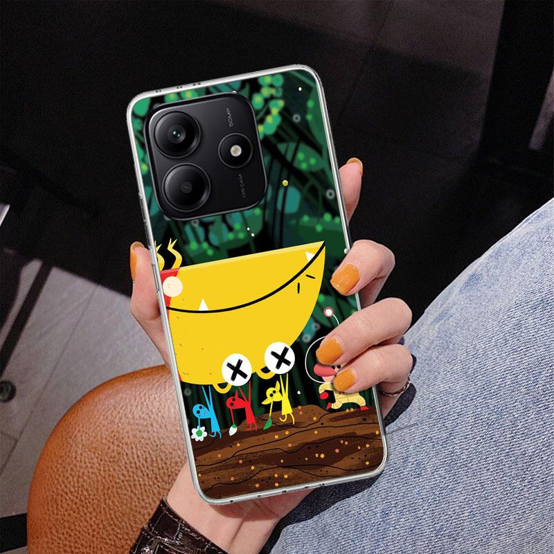 Game P-PikminS 4 Phone Case For Xiaomi Redmi Note 15 14 13 12S 12 11 Pro Plus 14S 11S 11E 10 10S 11T 5G Personalized Cover Redmi