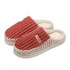 Autumn and Winter Thickened Plush Slippers Non-slip Soft Bottom Home Indoor Warmth 2025 New Wool Cotton Slippers