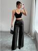 2025 Autumn/Winter Women's Casual High-Waisted Loose Straight-Leg Pants