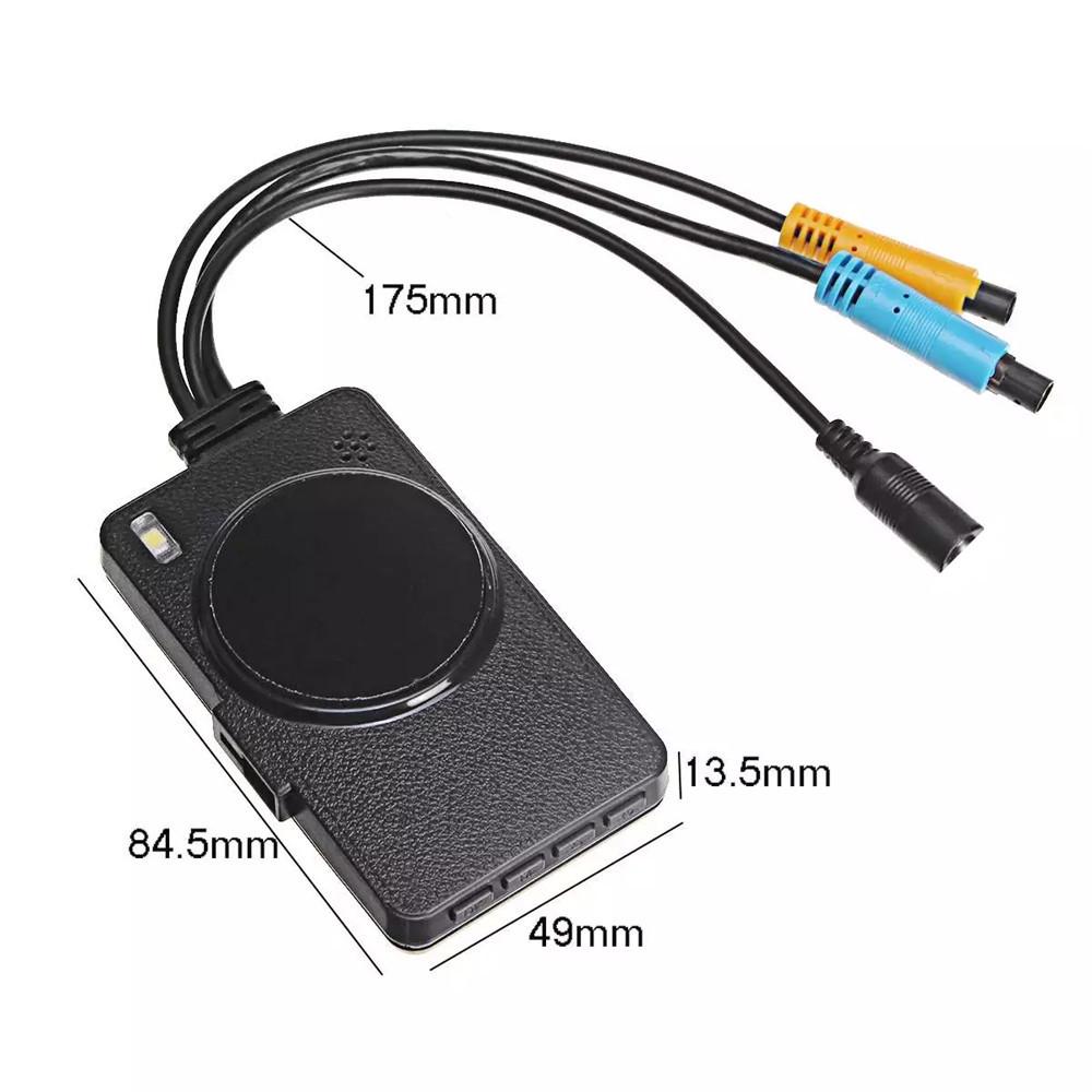 Dual Lens 3" Motorcycle Camera: HD, Waterproof, Front & Rear Recording, Anti-Shake