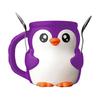 Ice Cream Cup Holder Penguin Shape Soda Beer Bottle 16 Oz Capacity Dessert Party Accessory Kitchenware