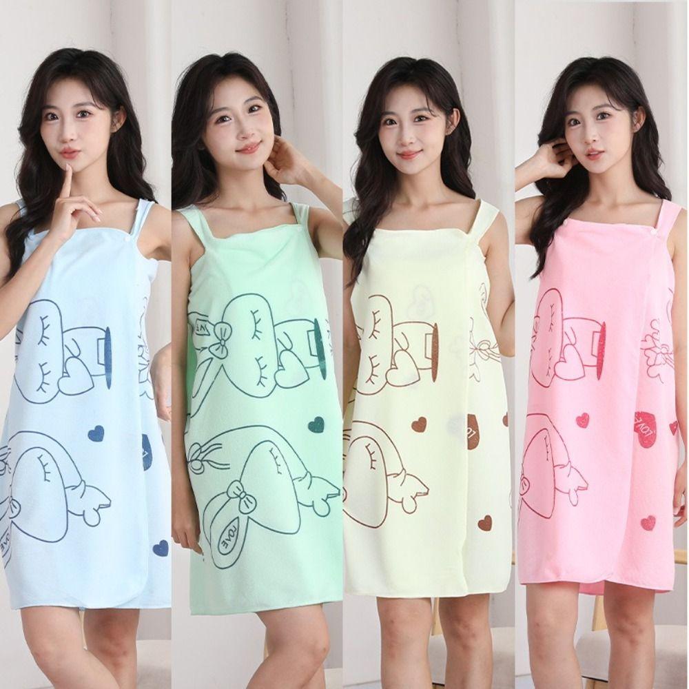 Ultra-Soft Wearable Bath Towel Thickening Bath Skirt Fashion Shower Towels Spa Use