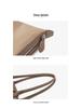 Women's 2024 Autumn/Winter Large Canvas Tote Bag - Commuter & Travel Single Shoulder Bag