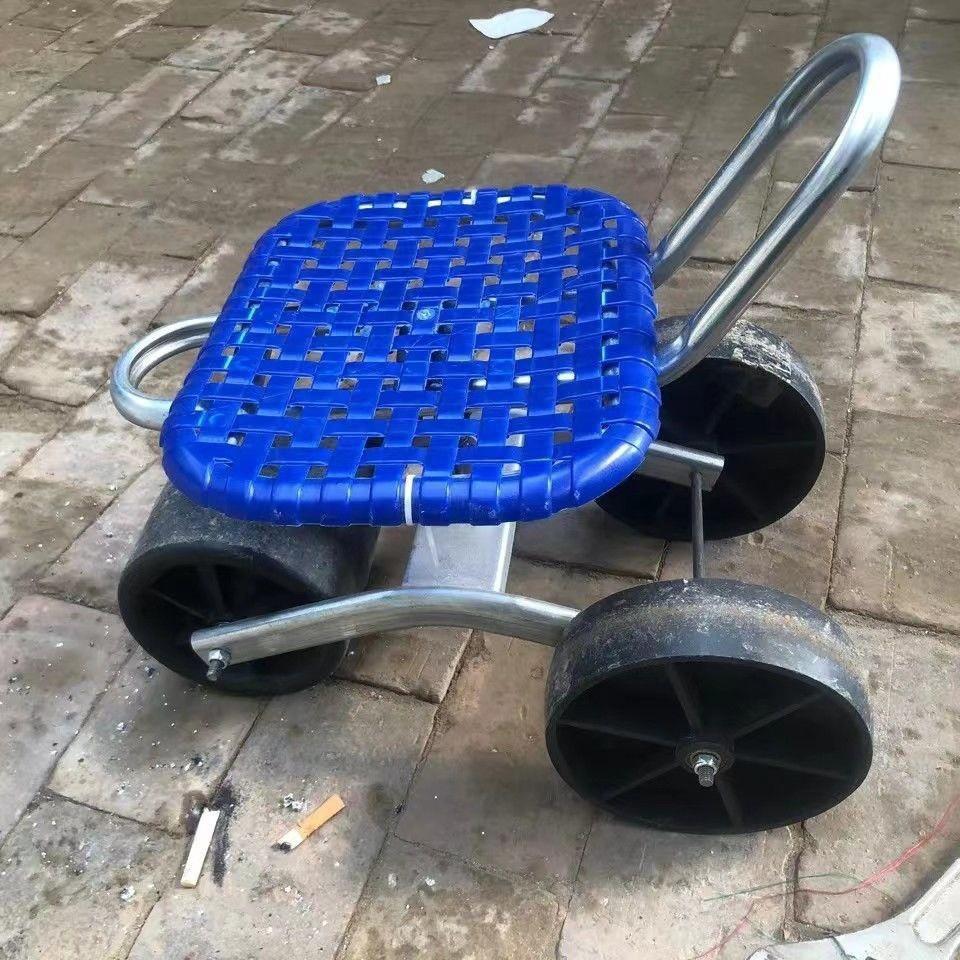 Greenhouse Specific Wheeled Stool Portable Field Picking Mobile Chair Agricultural Mobile Stool Cart