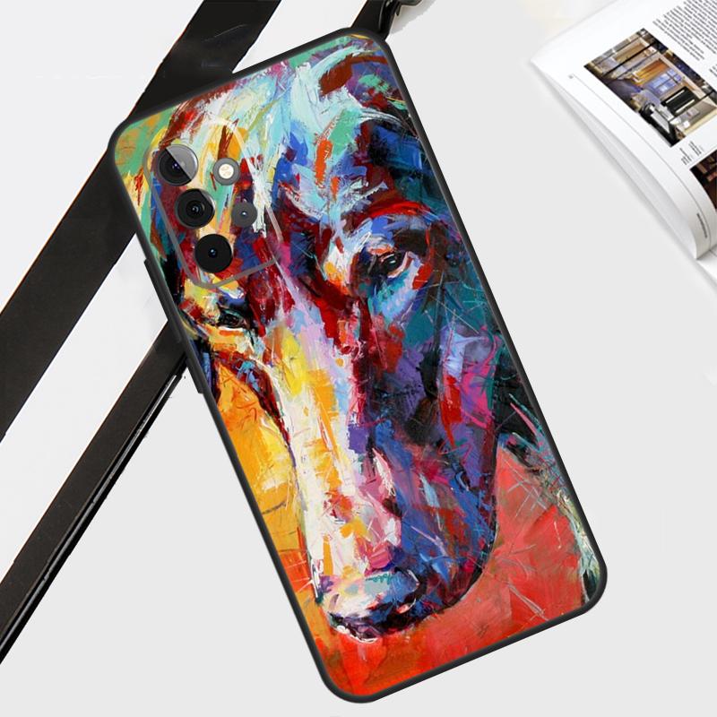 Animals Doberman Dog Case For Samsung Galaxy A12 A22 A32 A52 A56 A36 A26 A16 A06 A54 A34 A14 A13 A53 A15 A35 A55
