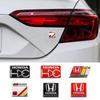 CPR1 Honda Aluminum Car Body Fender Trunk Decal Badge for Civic FIT Accord CRV CRZ CRX HRV Odyssey City B-Series D-Series H-Series Rs
