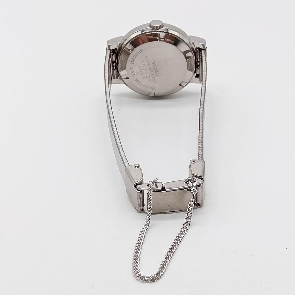 [USED] 371 Free Shipping Battery Replaced SEIKO Quartz Watch Silver