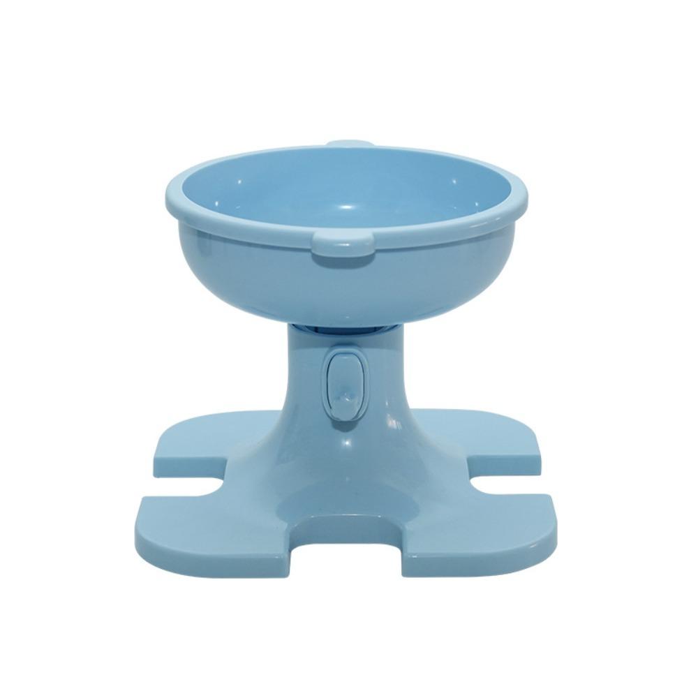 Height Adjustable Raised Cat Bowl Neck Protection Cat Food Plate Tilted Dog Feeding Bowl for Pet