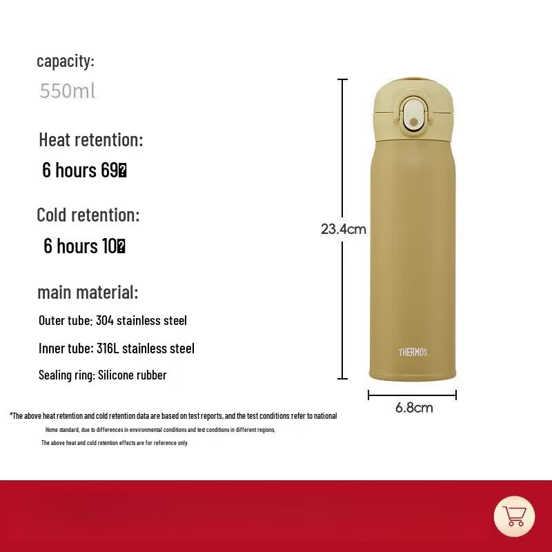 Thermos Stainless Steel Insulated Sports Water Bottle