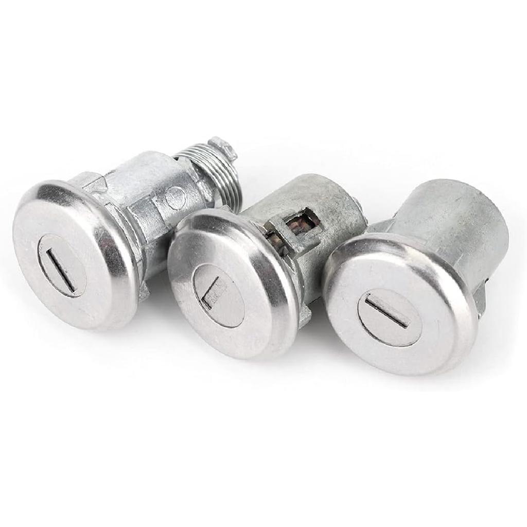 Door Trunk Key Kit, 654394765282 Cutlass Door Trunk Key Lock Set Replacement Fits for Door & Trunk Locks - Round Head Keys