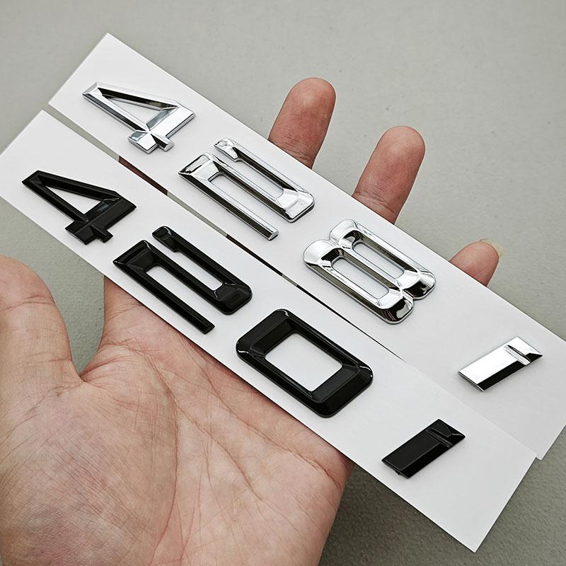3D Car Letters Logo 428i 420i Badge Rear Trunk Badge Emblem Decals For BMW 4 Series 420i 428i F32 Tail Marking Accessories