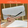 Stylish Polyester Evening Clutch Bag With Magnetic Closure For Party And Dinner Events