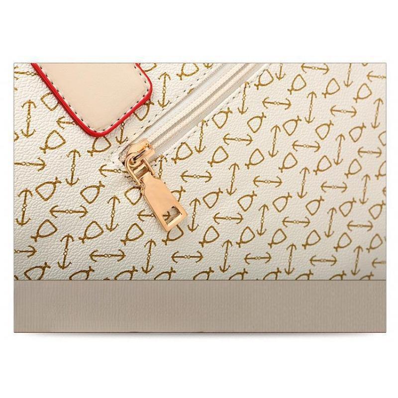 Fashion All-in-one Five-piece Women's Shoulder Bag Leather Design Handbag Crossbody Bag Handbag Combination