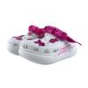 Crocs Crush Clog EVA Whitewash Love Fashion and Versatile Comfortable and Casual Hole Shoes Same for Men and Women White