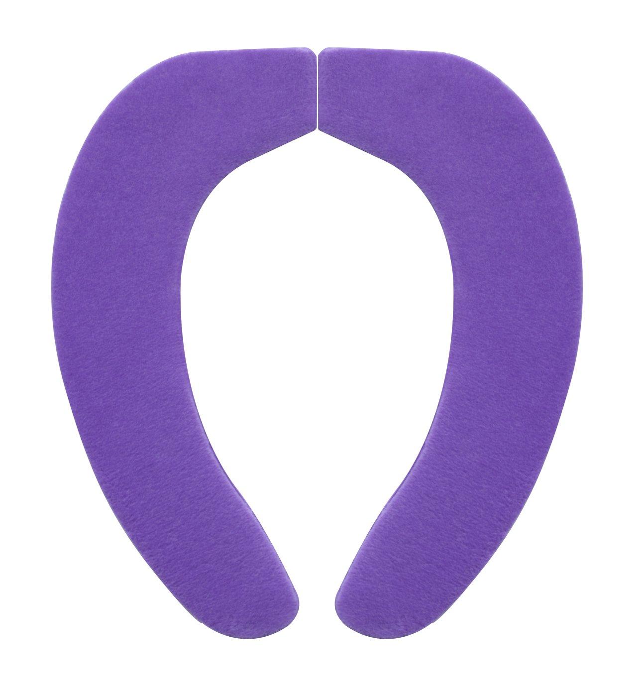 

in Sanko Soft Type Toilet Seat Cover 9mm Violet Adsorption [Made Japan, Deodorizing, Washable] Non-slip KF-68