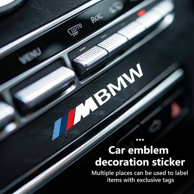 Car Logo Sticker Crystal Auto Stickers Fuel Tank Decor Accessories For BMW M F10 F20 F30 F40 F15 F25 F26 F31 F49 E62 E83 E84 aaa4
