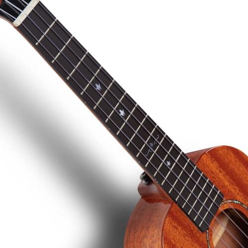 Enya EUC-MAD Concert Size Ukulele, All Solid Mahogany, for Beginners and Advanced Players, Fluorocarbon Strings, Waterproof Cotton Case, Ships After I